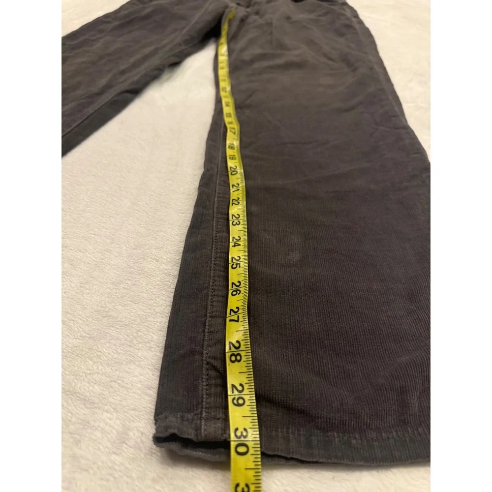 Lucky Brand 221 Original Straight Corduroy Pants Mens 36x30 Charcoal Grey
